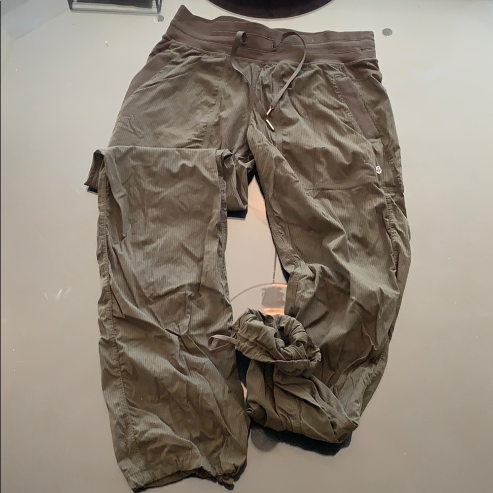 Dark green lululemon  dance studio pants size 6